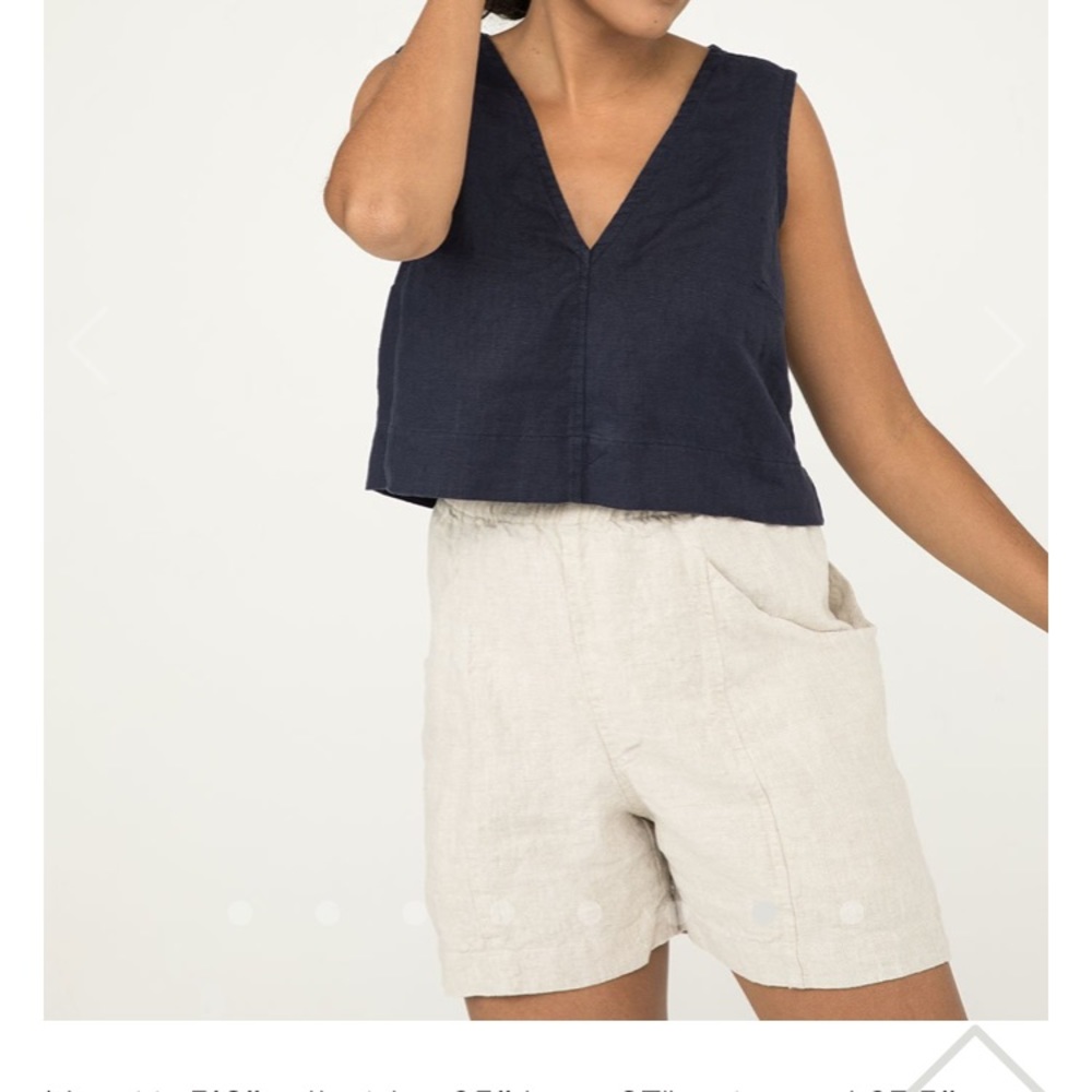Elizabeth Suzann Linen Clyde Work Short